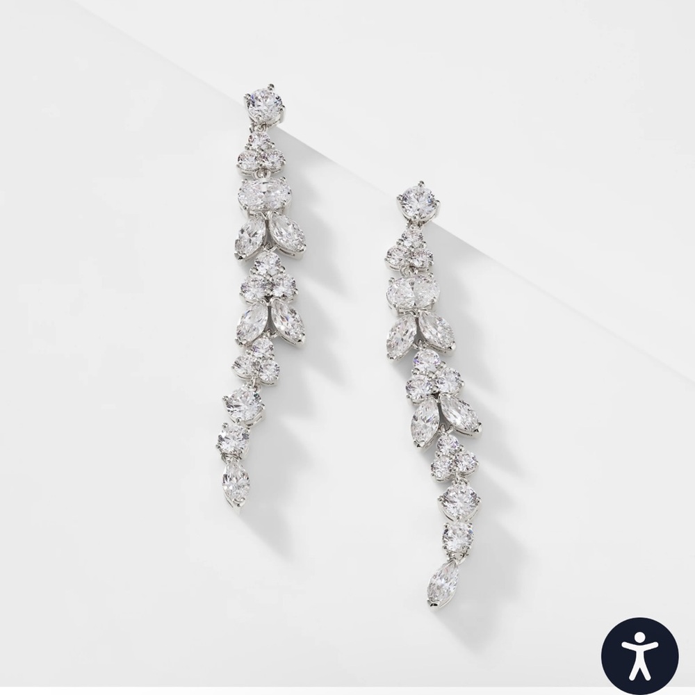 New NADRI Prima Linear Drop Earrings
